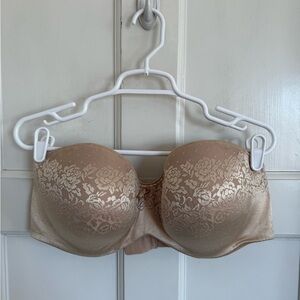 Soma‎ nude Stunning Support Multiway Strapless bra size 40DDD (F)